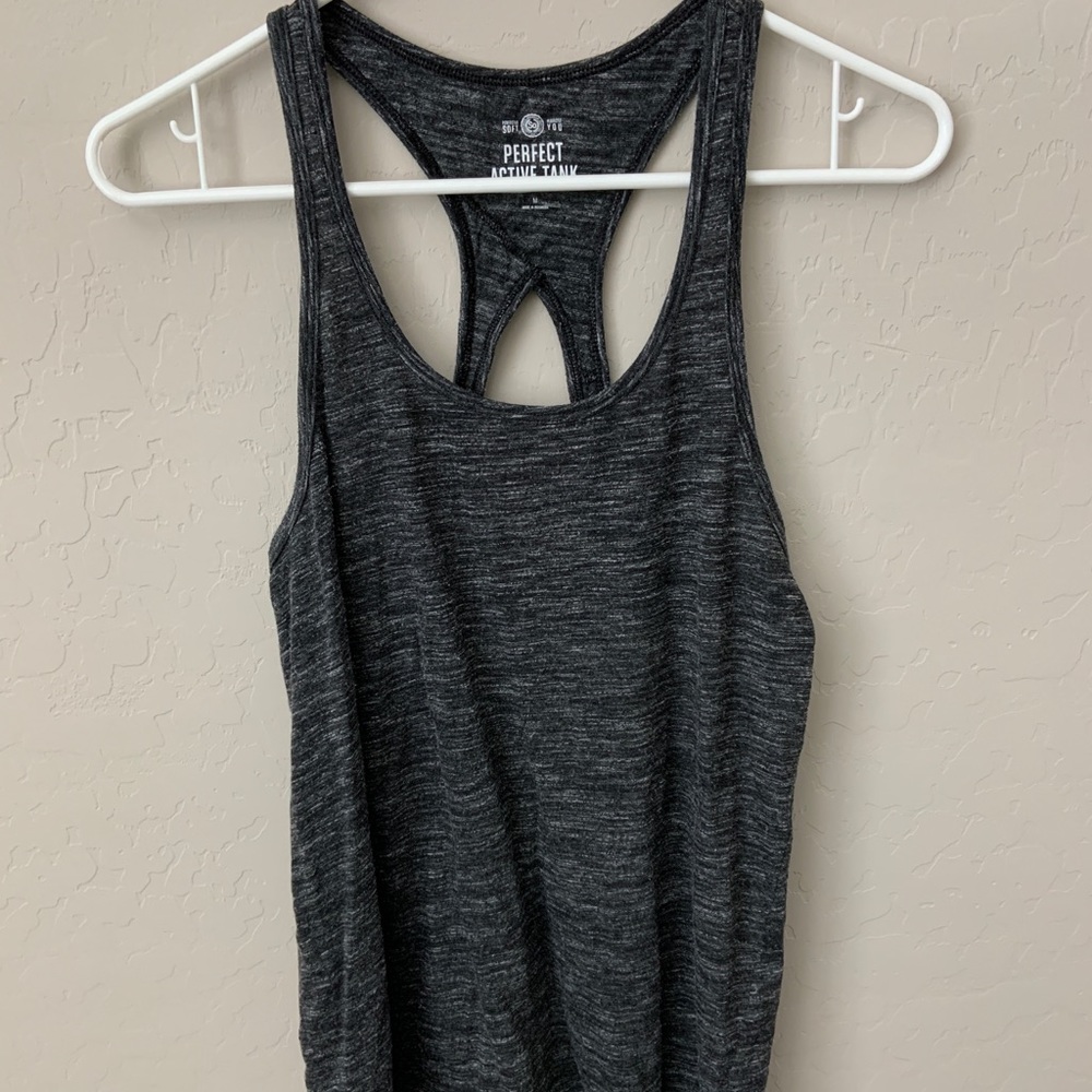 Charcoal grey SO workout or casual wear tank top